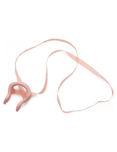 Tapones Nasales Ruwado para Natación Silicona 2 Pcs Beige