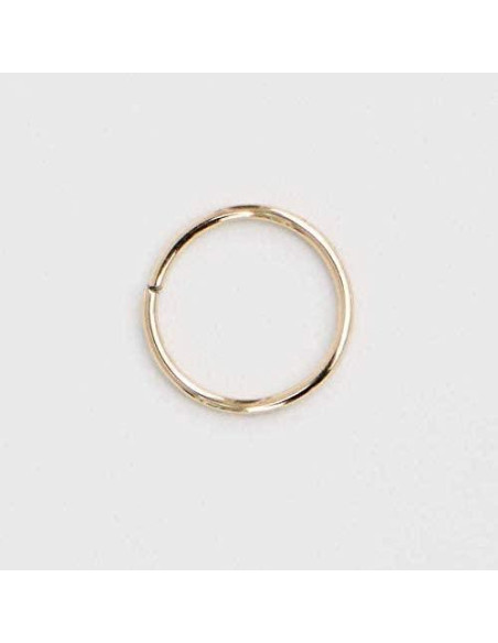 Aro de Nariz de Oro Sólido 14k 8mm 22g Ellie J Maui
