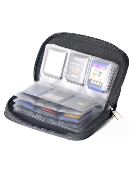 Funda de Almacenamiento para Tarjetas de Memoria Drhob - 22 Compartimentos