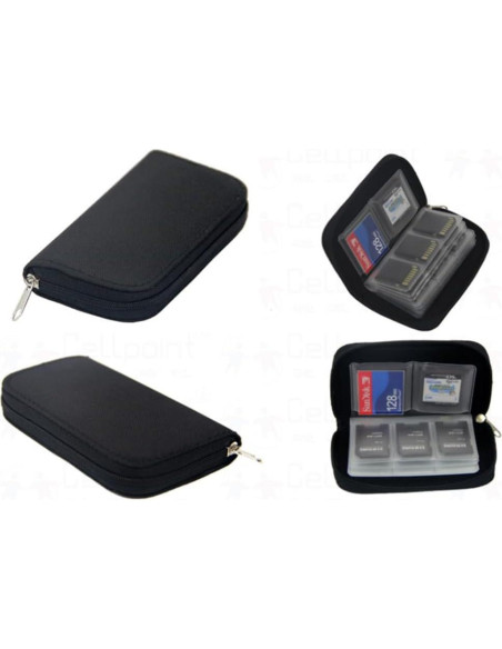 Funda de Almacenamiento para Tarjetas de Memoria Drhob - 22 Compartimentos