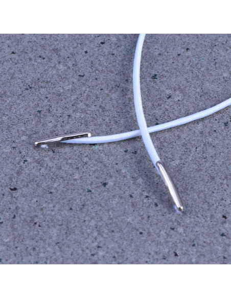 Cuerdas Elásticas con Barbas EXCEART 100 Unidades 28cm Blancas