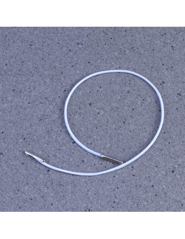 Cuerdas Elásticas con Barbas EXCEART 100 Unidades 28cm Blancas