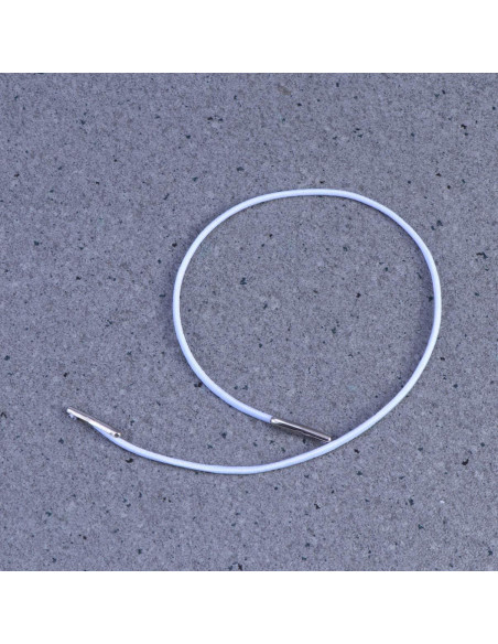 Cuerdas Elásticas con Barbas EXCEART 100 Unidades 28cm Blancas