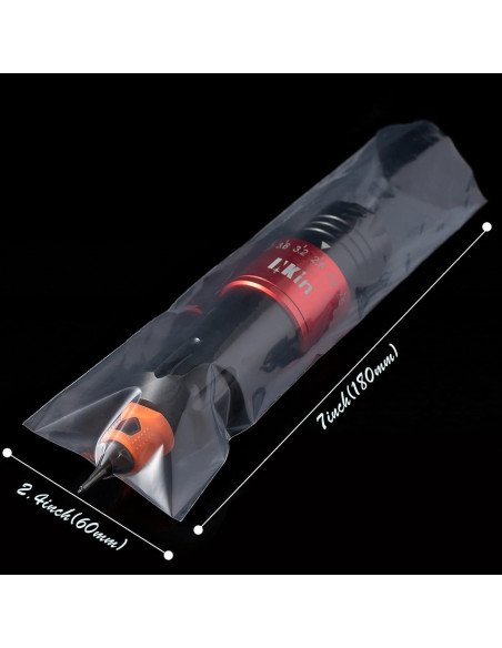 Cubiertas Desechables para Máquina de Tatuaje INKin - 200pcs 60x180mm
