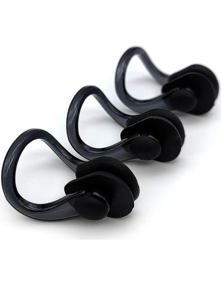 Clips de Nariz para Nadar Zooshine 12 PCS Silicona Brillante
