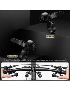 Campana de Bicicleta ROCKBROS A1 Derecha, Cobre 100 dB 2