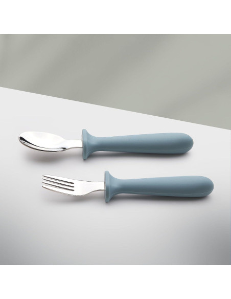 Set de Alimentación para Bebés Eascrozn - 2 Platos Silicona 190g