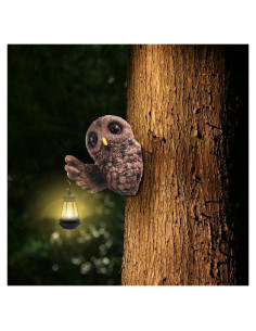 Luz Solar Abrazador de Árbol BingegePet Decoración Jardín