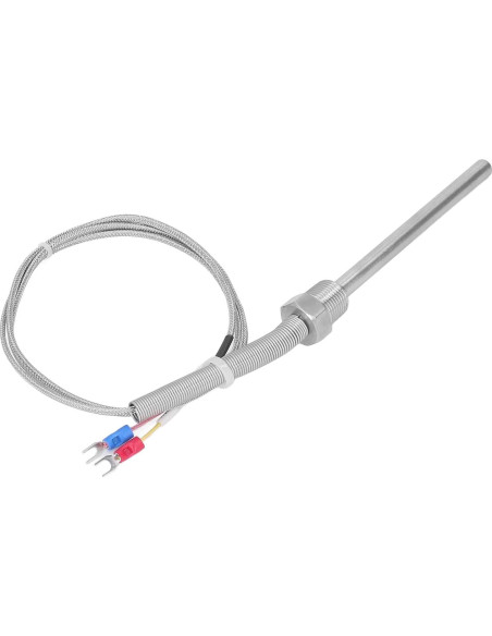 Termopar Tipo K Srliya 0-400C 8mm x 100mm Sonda Inoxidable
