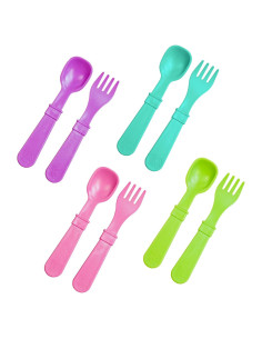 Juego de Utensilios para Niños Re-Play 8 Piezas Sirena