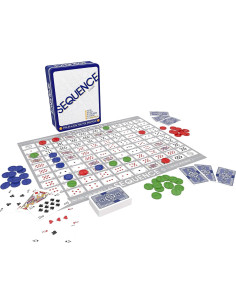 Juego de Secuencia en Lata Jax - 2-12 Jugadores, Estrategia 2