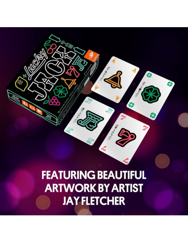 Juego de Cartas Estratégico Lucky Jack Foxmind para 2-6 Jugadores