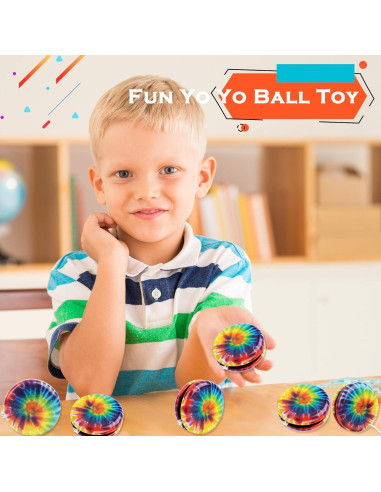 55 Yoyos Arcoíris de Metal Octaday para Fiestas y Regalos