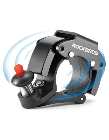 Timbre de bicicleta ROCKBROS oculto 100dB para manillar 22.2mm
