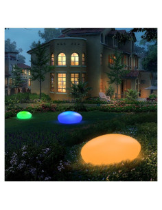 Luz Solar de Jardín Blibly RGB Impermeable 0.6W 1pc