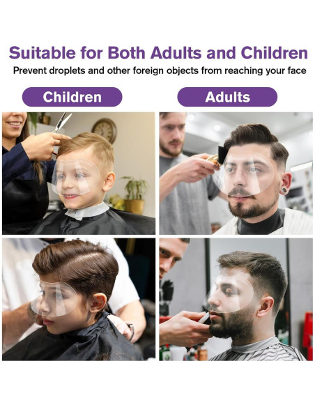 60 Protectores Faciales Desechables TOROKOM para Ducha