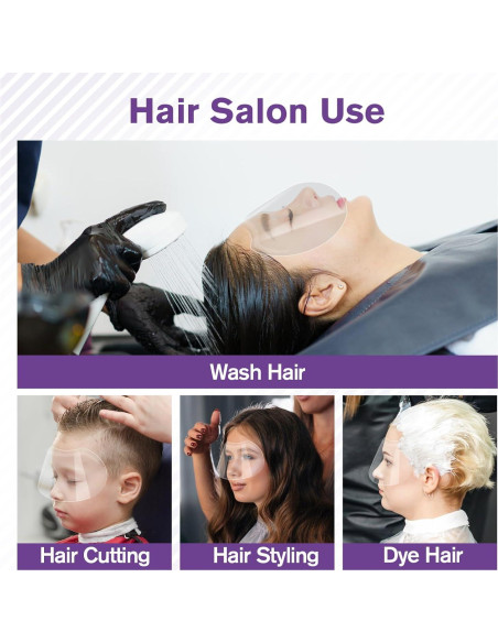 60 Protectores Faciales Desechables TOROKOM para Ducha