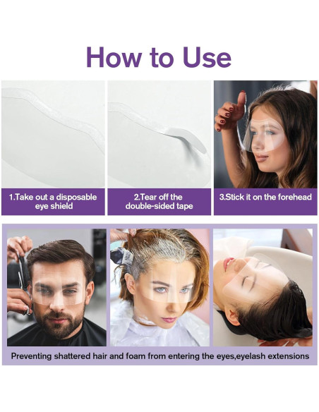 60 Protectores Faciales Desechables TOROKOM para Ducha