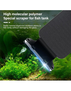 Limpiador Magnético de Cristal Hygger para Acuario - Tamaño M 2