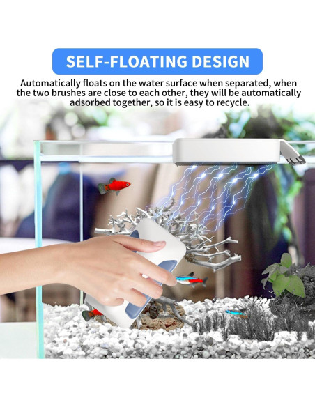 Limpiador Magnético para Acuarios BlueYu GC66 - 0.38-0.64 cm