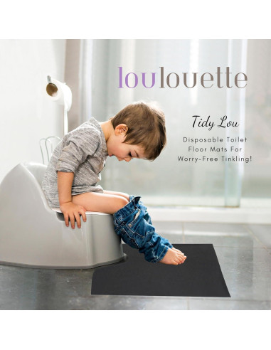 Alfombrillas Desechables para Inodoro Tidy Lou - Paquete de 25