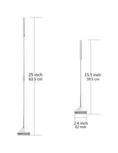 Raspador de Algas Acero Inoxidable TEXNINC 63.5cm con 10 Cuchillas 2