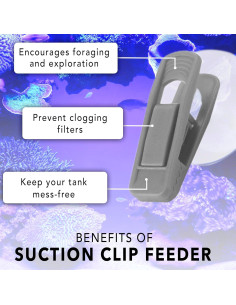 Alimentador de Clip con Ventosa JOR para Bettas y Tortugas 2