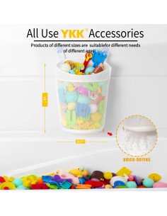 Organizador de Juguetes de Baño Ligereza XL Blanco 38.1x34.8cm 2