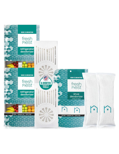 Desodorantes Fresh Nest para Refrigerador y Zapatos - 2 Paquetes