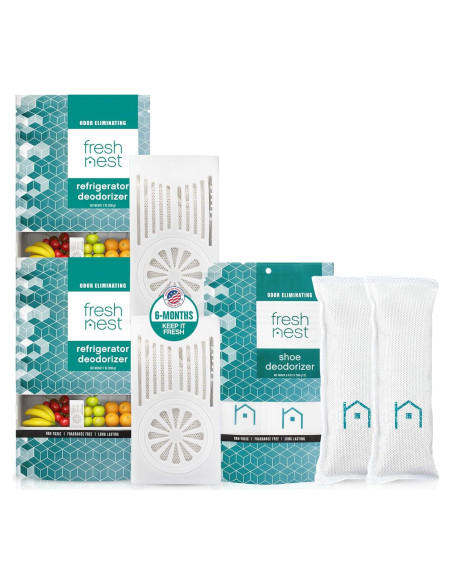 Desodorantes Fresh Nest para Refrigerador y Zapatos - 2 Paquetes