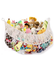 Hamaca de Peluches Extra Grande PrimZooty 160 cm Crema