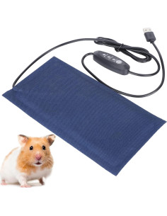 Almohadilla Térmica USB Tiiyee para Reptiles Pequeños 20x10cm 2