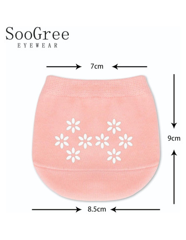 6 Pares de Calcetines Invisibles para Mujeres Antideslizantes