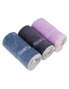 Juego de Toallas de Microfibra Xoofewal 3 Piezas Secado Rápido