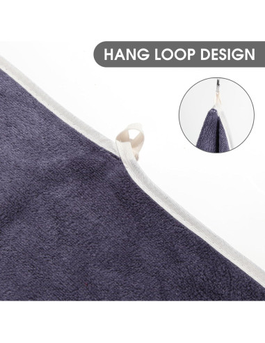 Juego de Toallas de Microfibra Xoofewal 3 Piezas Secado Rápido