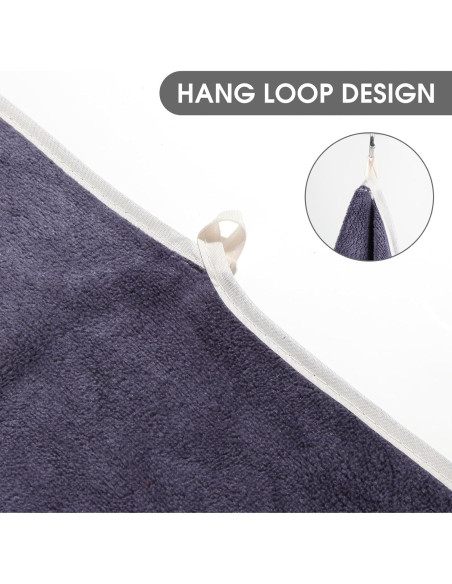 Juego de Toallas de Microfibra Xoofewal 3 Piezas Secado Rápido