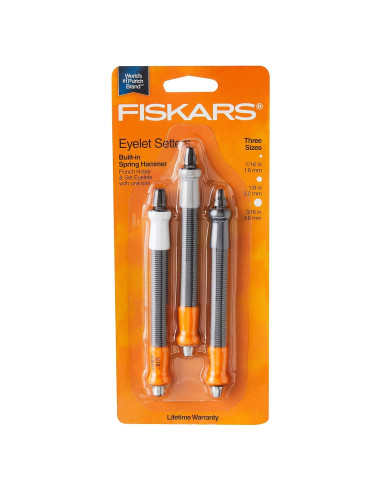 Juego de colocadores de ojales Fiskars, set 3 piezas