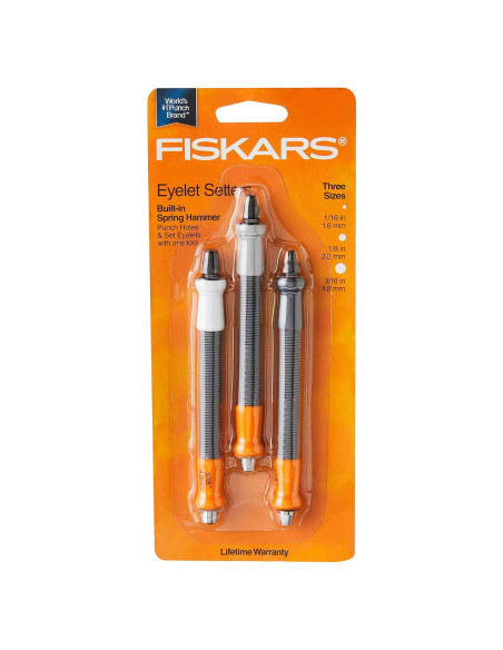 Juego de colocadores de ojales Fiskars, set 3 piezas