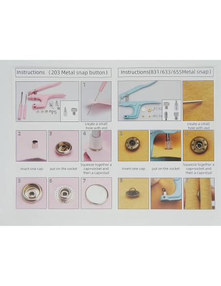 Kit de Broches de Costura Ryanwujiji con Alicates y 160 Piezas Kit de Broches de Costura Ryanwujiji con Alicates y 160 Piezas