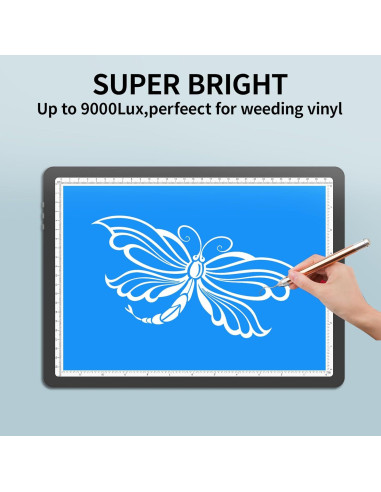 Almohadilla de Luz A4 TOHETO Recargable LED 9000 Lux Negra