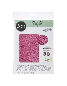 Carpeta de Embossing 3-D Sizzix Azaleas Multicolor 12.7x10.2 cm