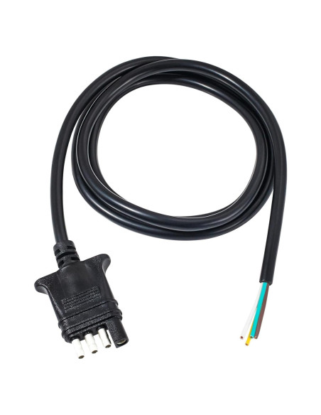 Conector de Remolque 4 Pines MECMO 5 Pies 18AWG Resistente