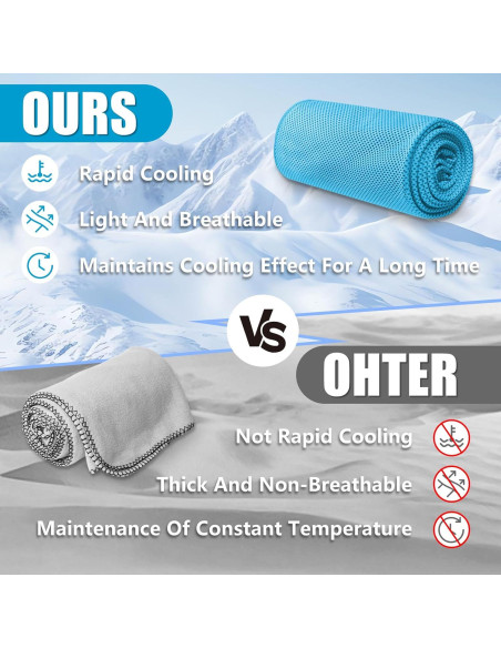 4 Toallas Enfriadoras PAWPRO Multicolor para Gimnasio y Yoga