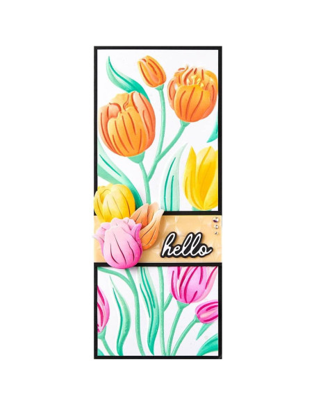 Paquete de Plantillas 3D Tulipanes Giratorios Simon Hurley Paquete de Plantillas 3D Tulipanes Giratorios Simon Hurley