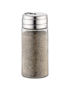 Tarro de Especias de Vidrio Fox Run 5167 con Tapa de Acero Inoxidable 180ml