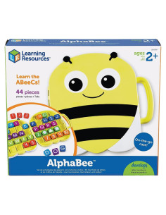Conjunto de Aprendizaje AlphaBee Learning Resources - Letras, Números y Formas