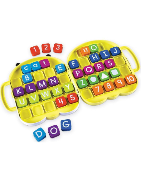 Conjunto de Aprendizaje AlphaBee Learning Resources - Letras, Números y Formas