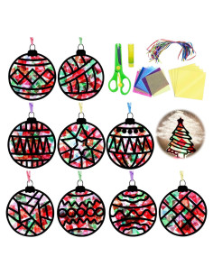 Kit de Manualidades Suncatcher EggSun 36 Piezas Navidad