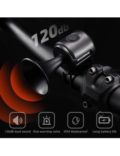 Claxon Eléctrico ROCKBROS 120dB para Bicicleta IPX4 2