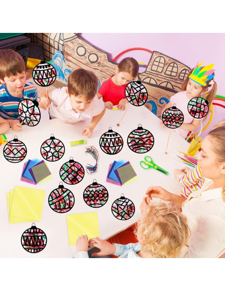 Kit de Manualidades Suncatcher EggSun 36 Piezas Navidad